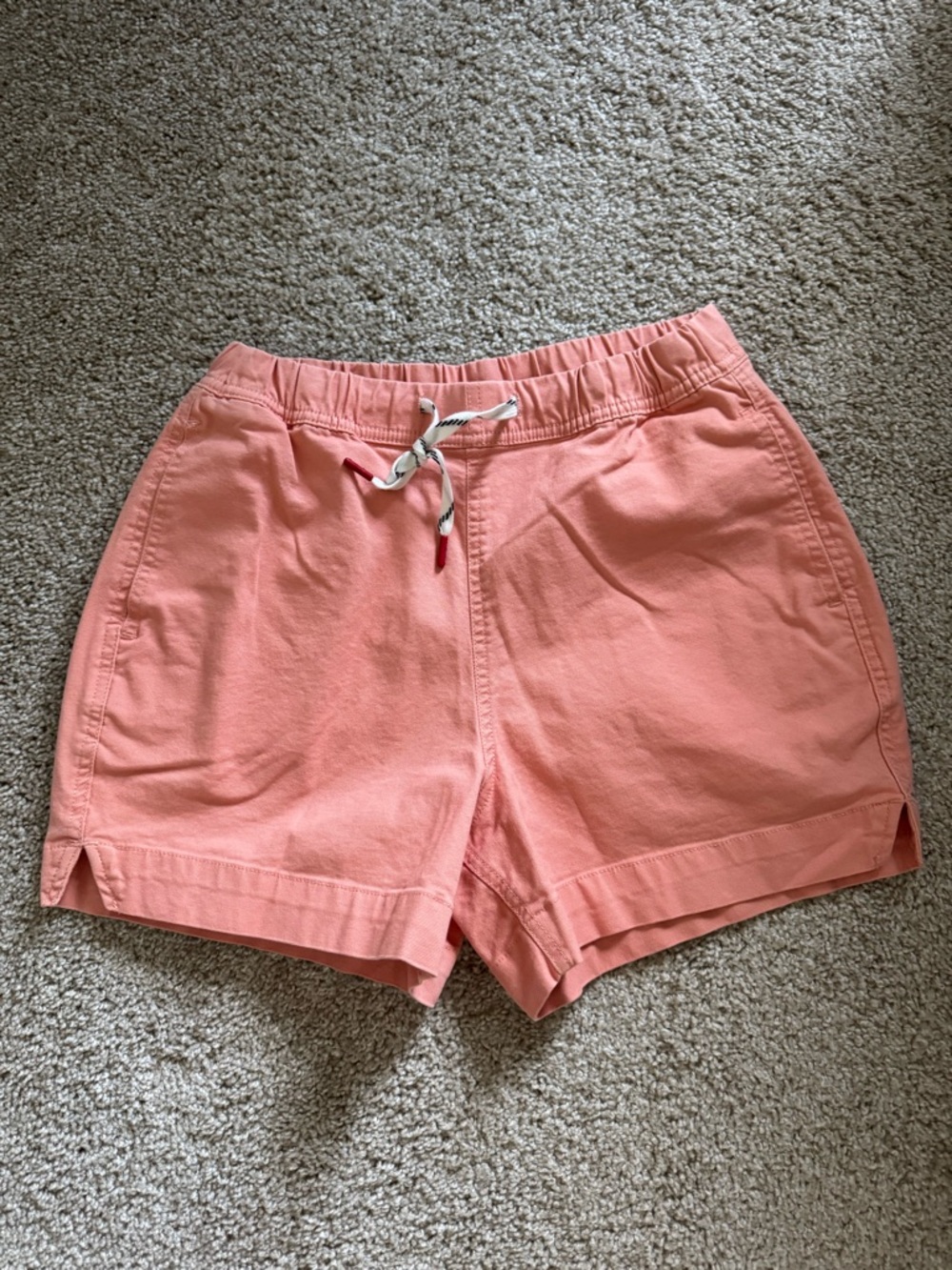 Topo Designs Dirt shorts Coral Drawstring Cotton